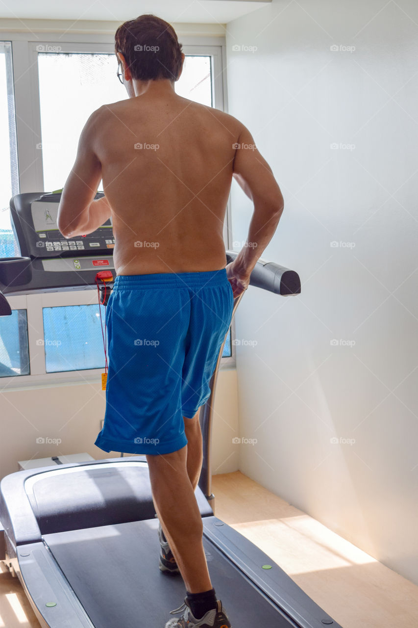 Using treadmill at home 