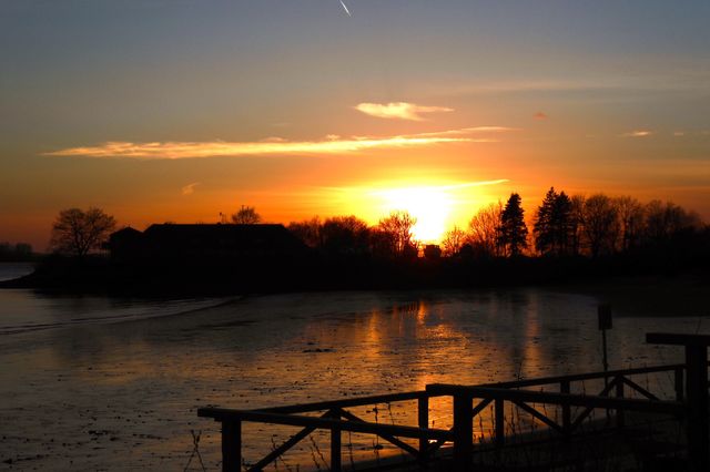 Sunset at the Beach - Elbstrand Schleswig-Holstein Germany -