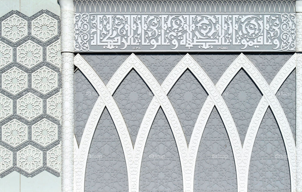 Nice mosque wall pattern