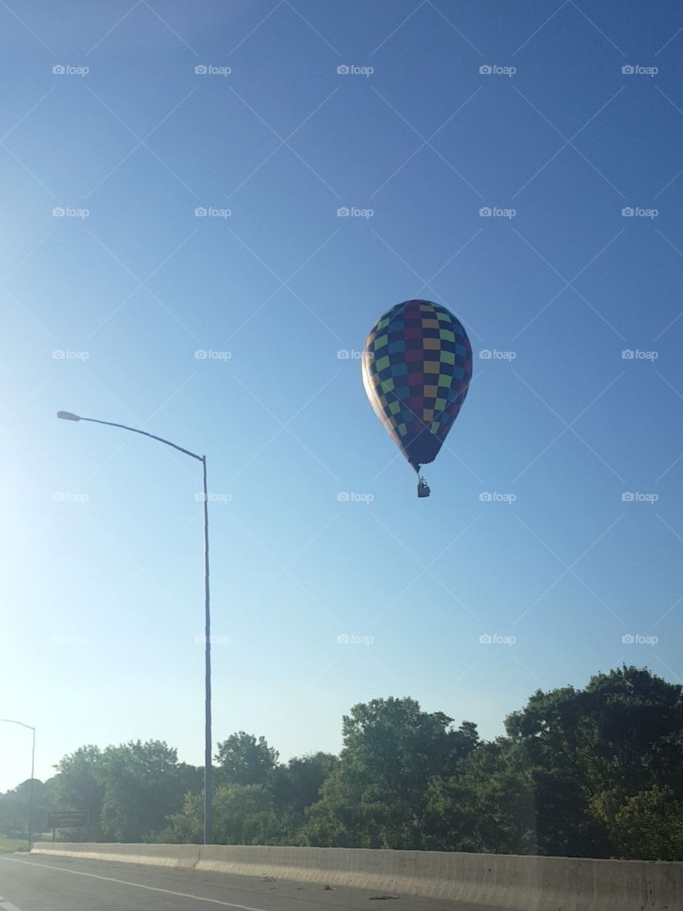 hot air balloon commute