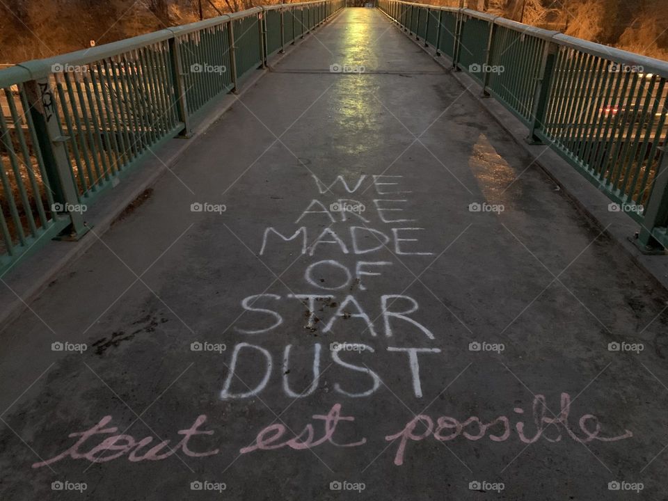 We are made of stardust 