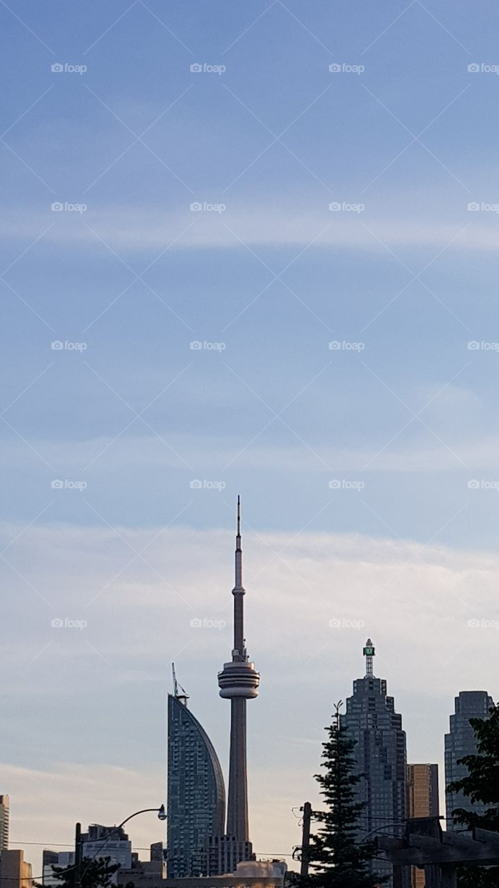 CN tower.