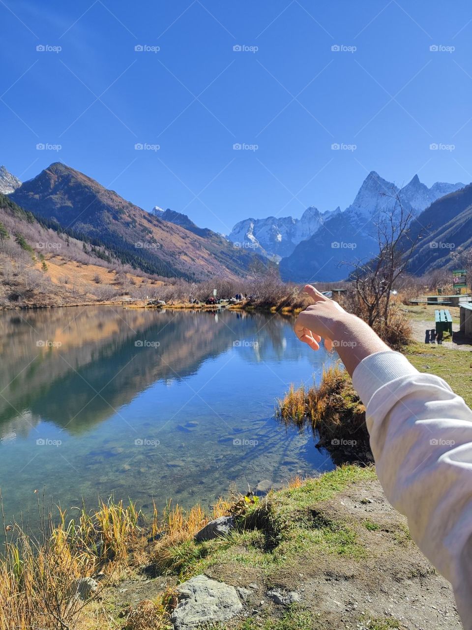 Lake in the mountains