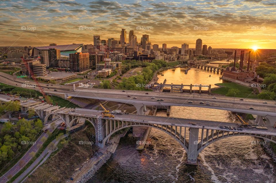 Puente y espectacular vista