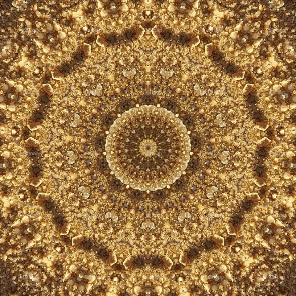 Sand  mosaic  mandala