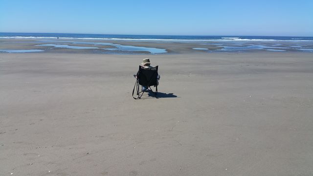 Solitude at the sea