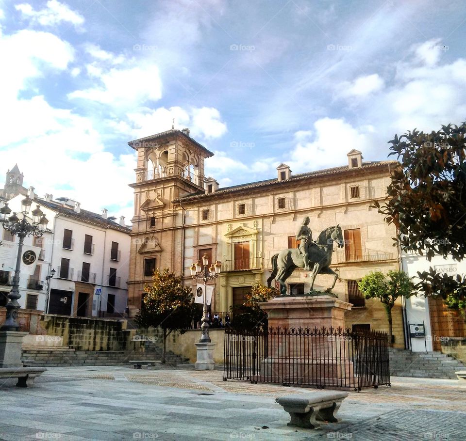 Antequera's main square: step back in time.