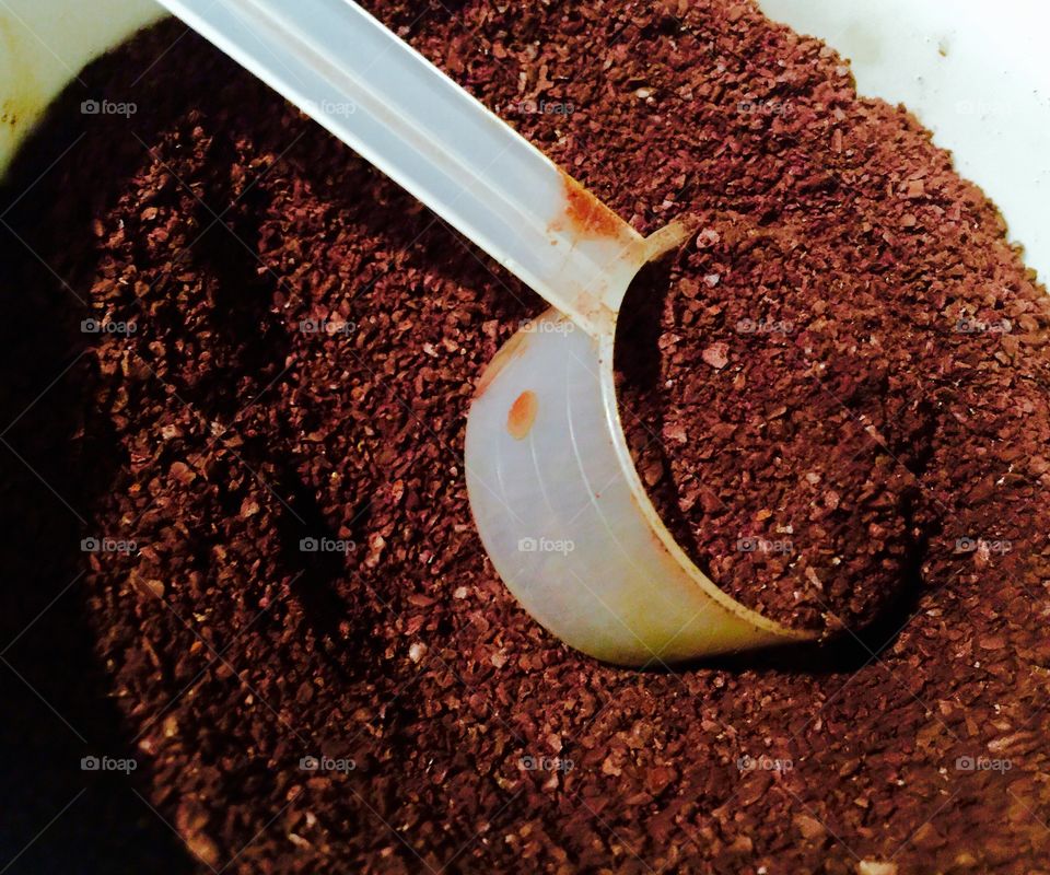 Coffee grounds 