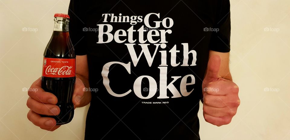 And now... What can I drink? Naturally a coke