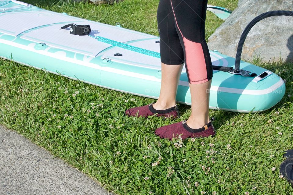 Time to paddle board