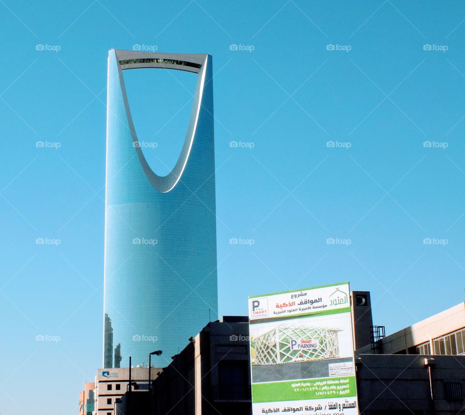 Kingdom Tower in Riyadh,Saudi Arabia