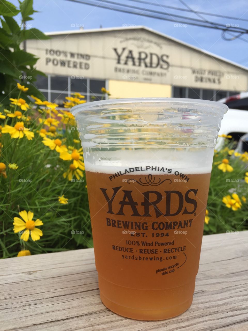 A delicious beer from Yard's Brewing Company, Philadelphia
