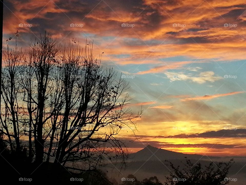 Sunrise Over Pico Sacro