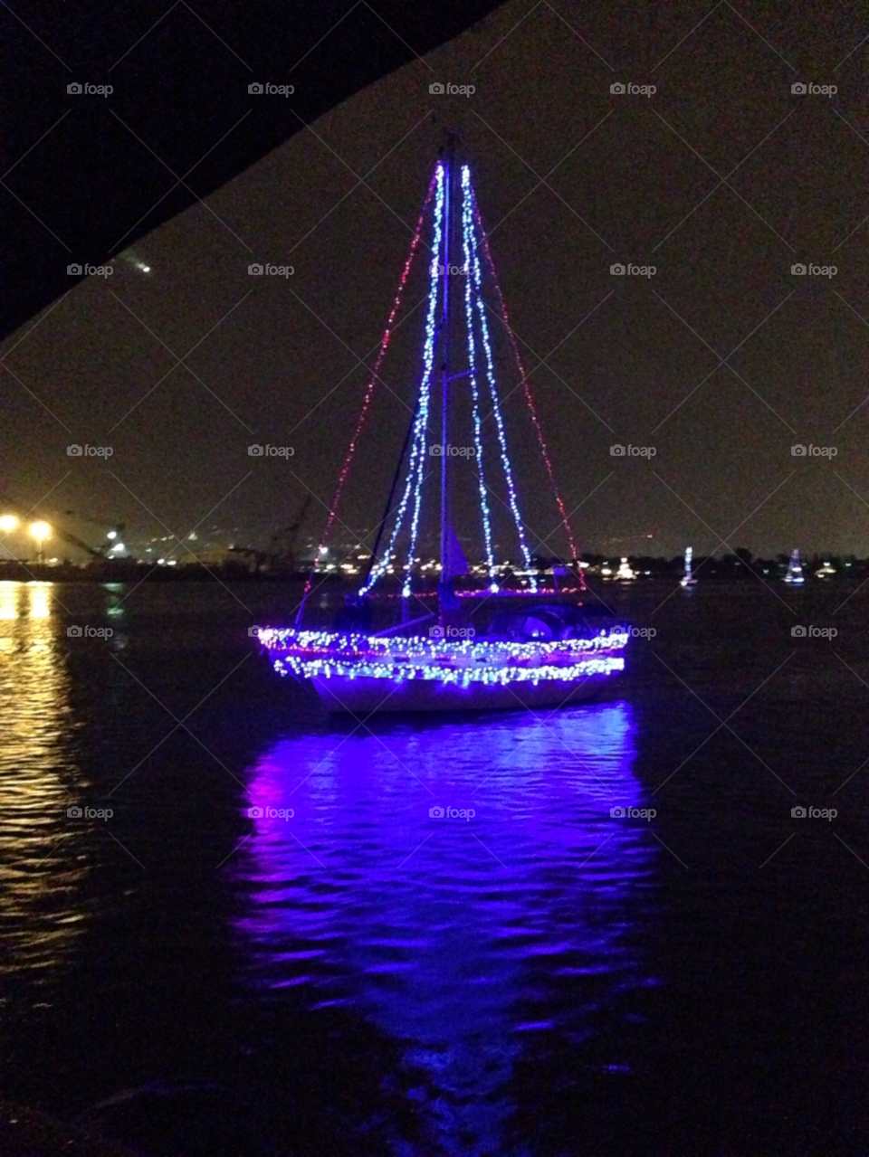 water sail boat christmas lights by paul.reilly546