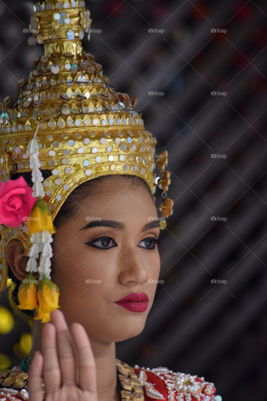 Discover Thailand. Erawan Temple dancer Bangkok