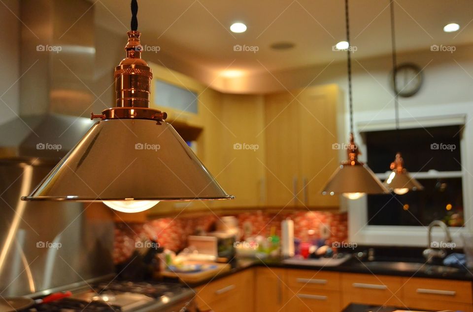 Beautiful handmade kitchen lights