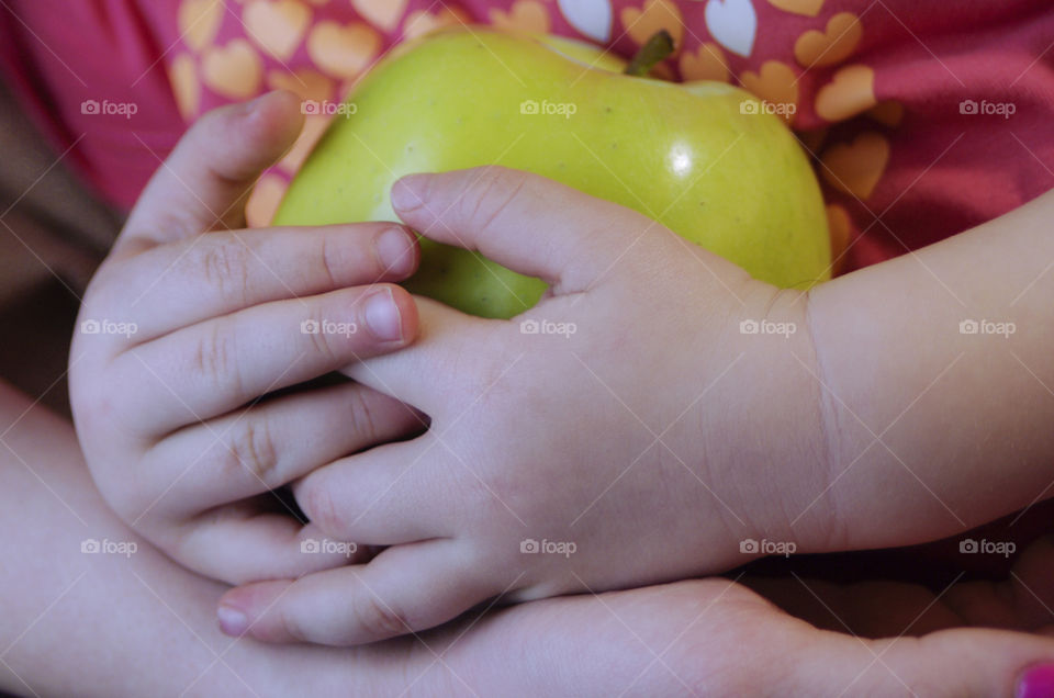 Fruit in hands