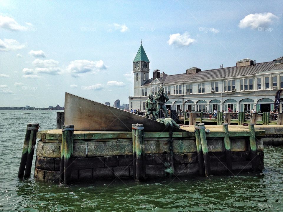 Battery Park. View from Battery Park 
