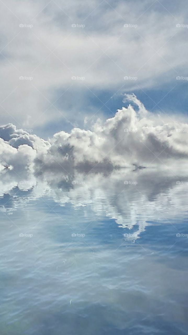 Cloud reflection