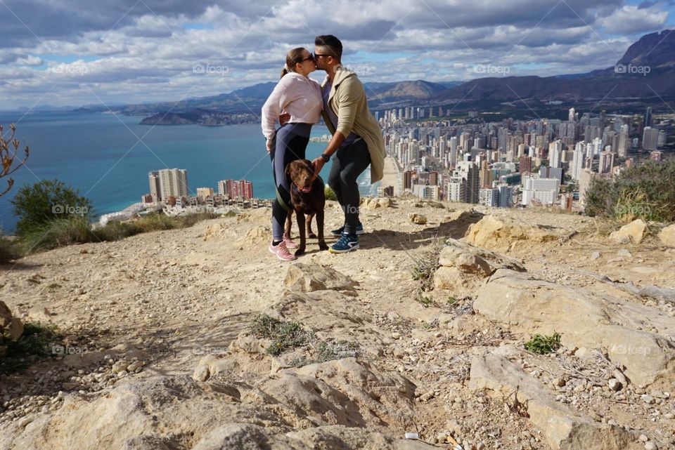 City#view#couple#love#kiss