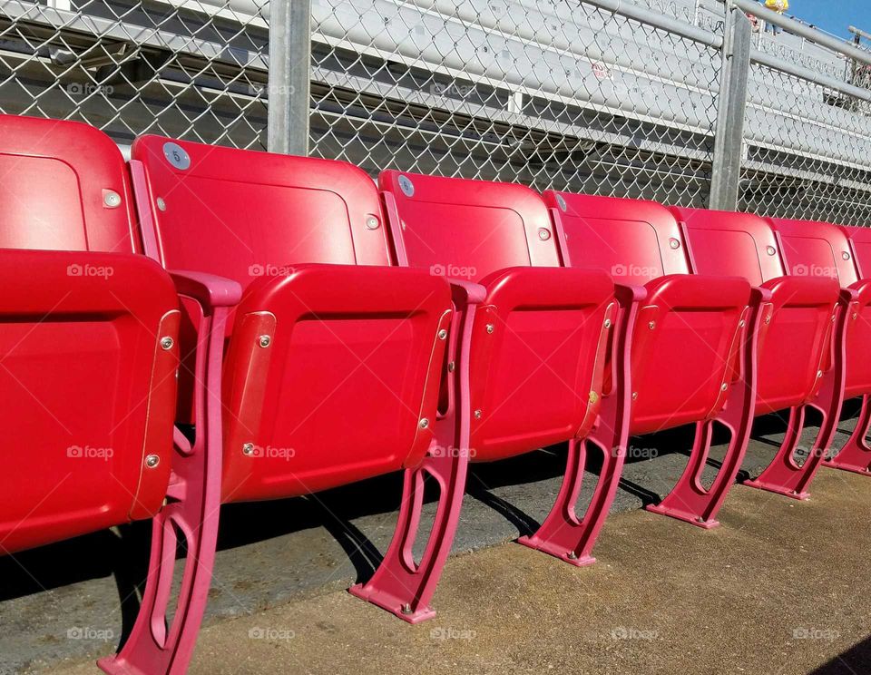 Red seats