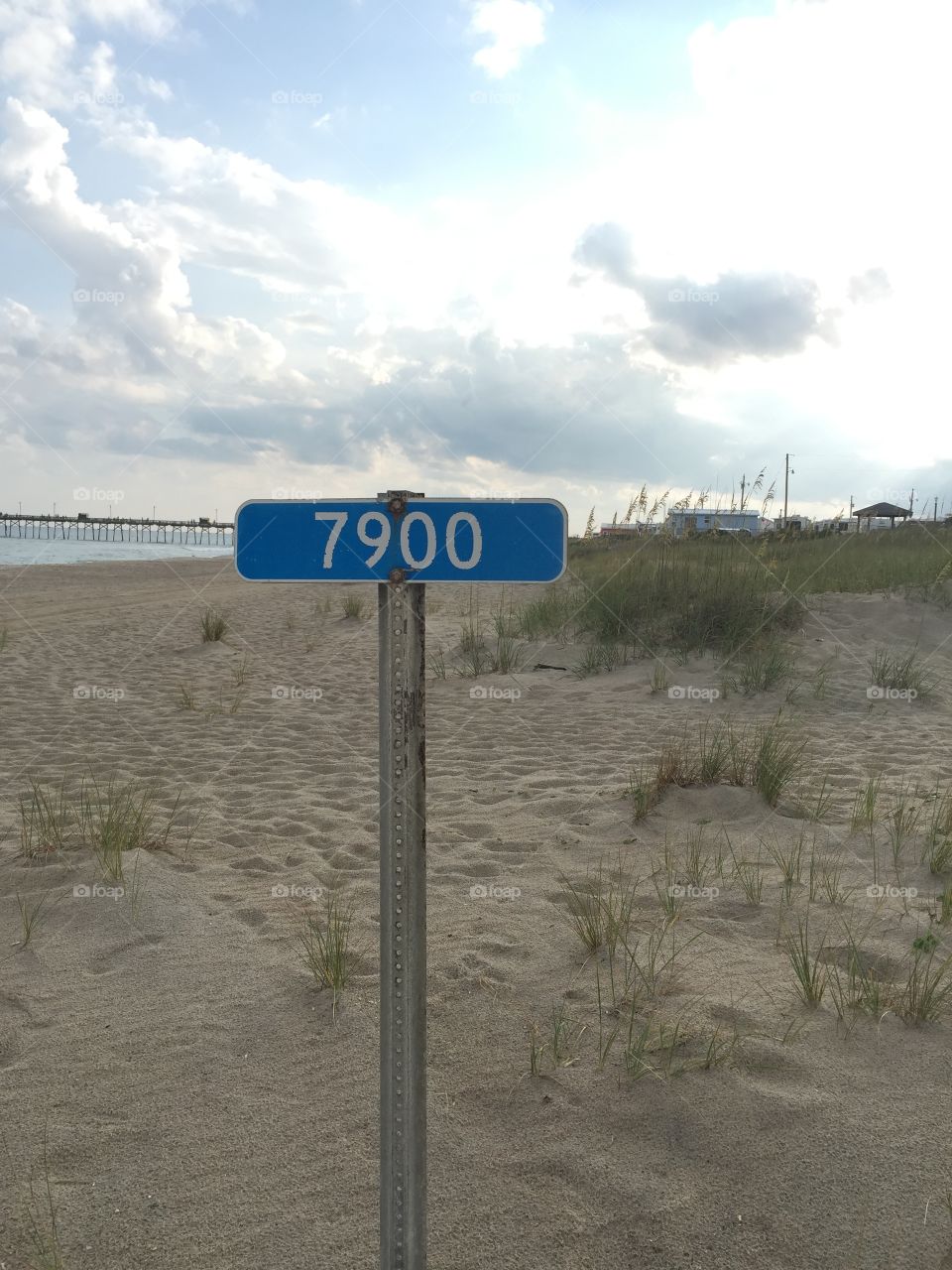 Beach sign
