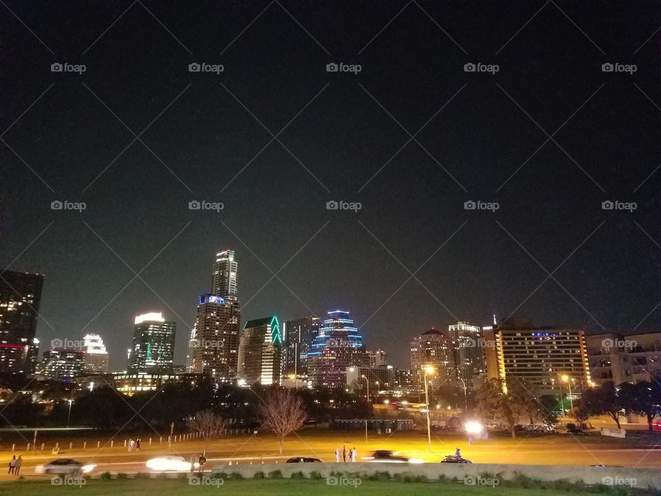 Austin Skyline view from the Long Center