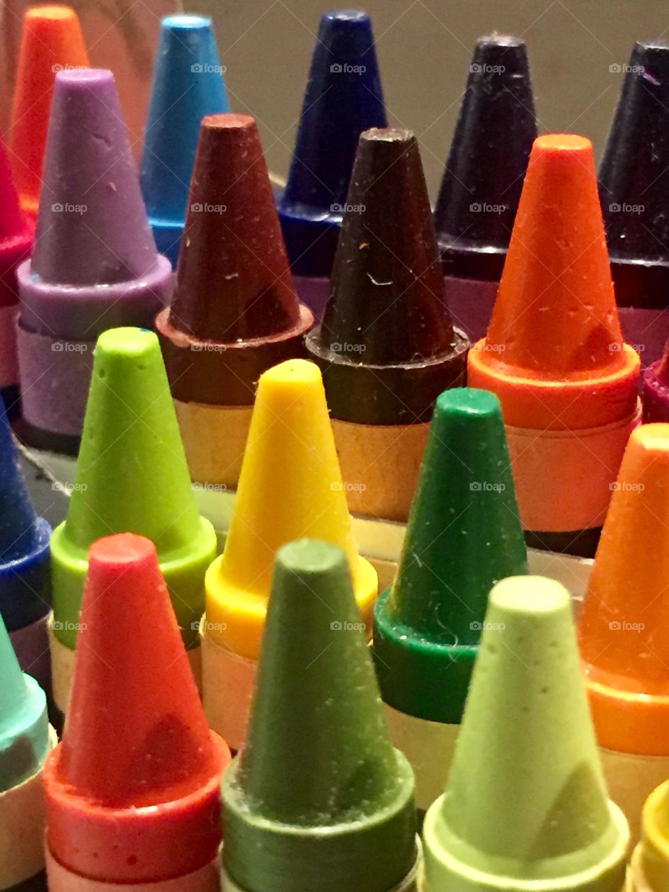 Crayon close-up