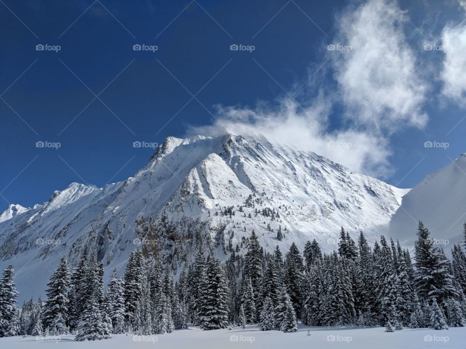 Snow Covered Mountains