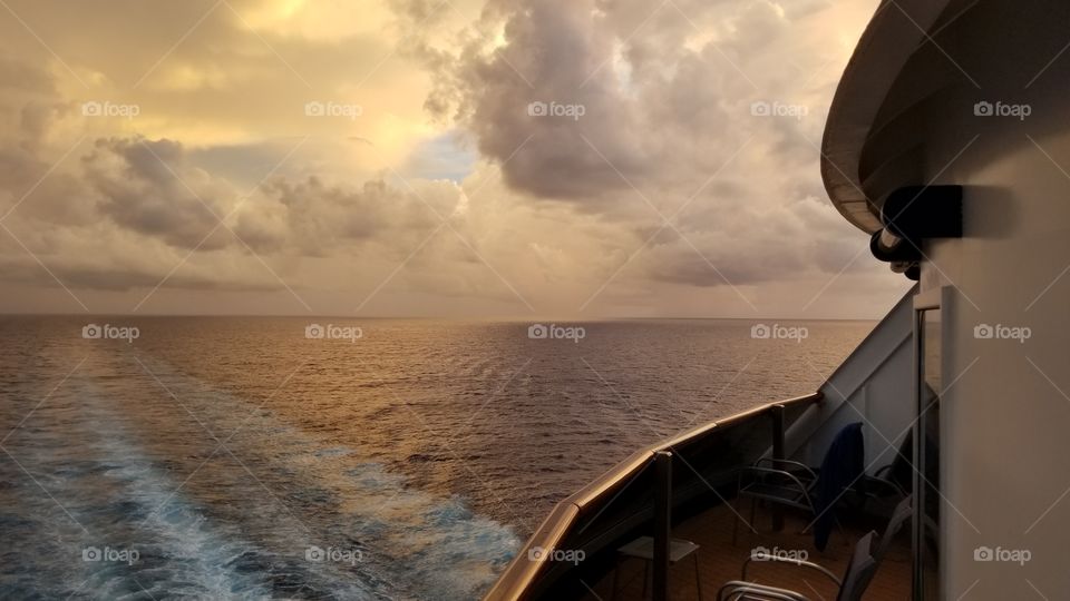 Beautiful Sunset In The Caribbean