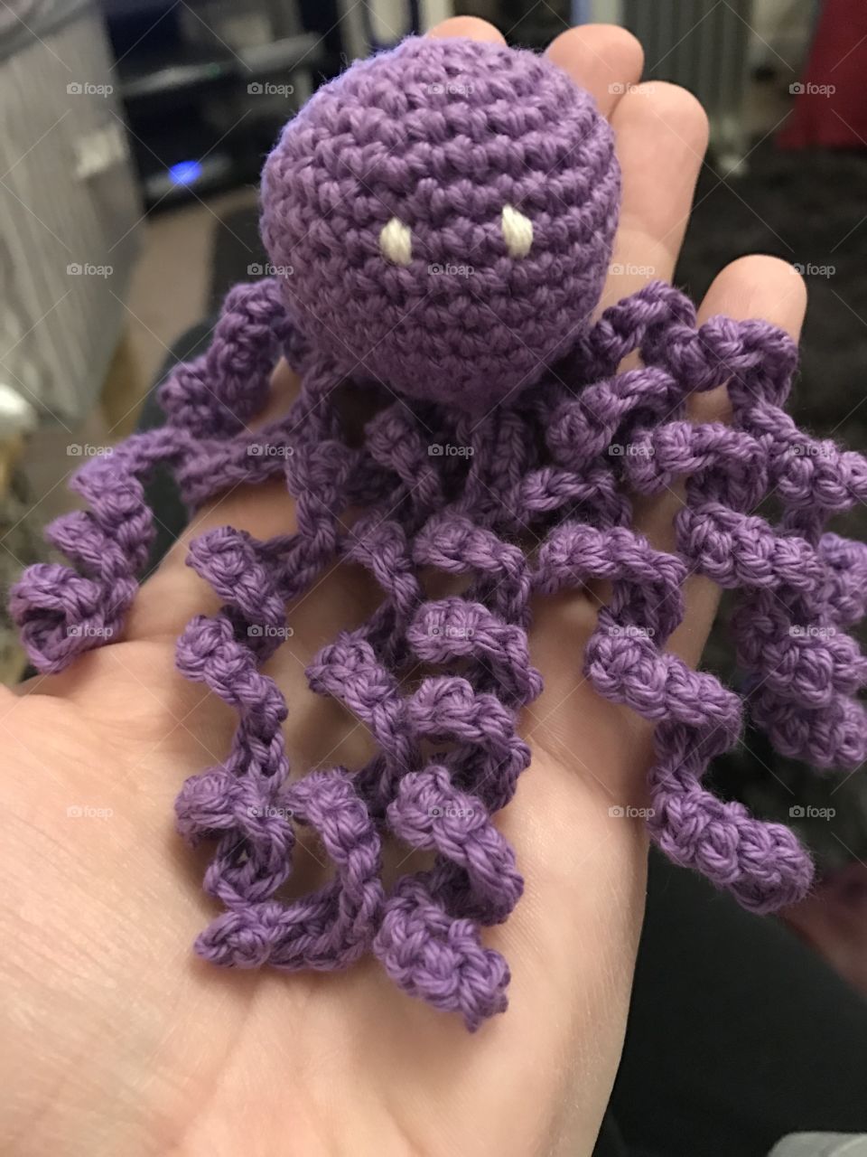 Yarn octopus crochet project craft