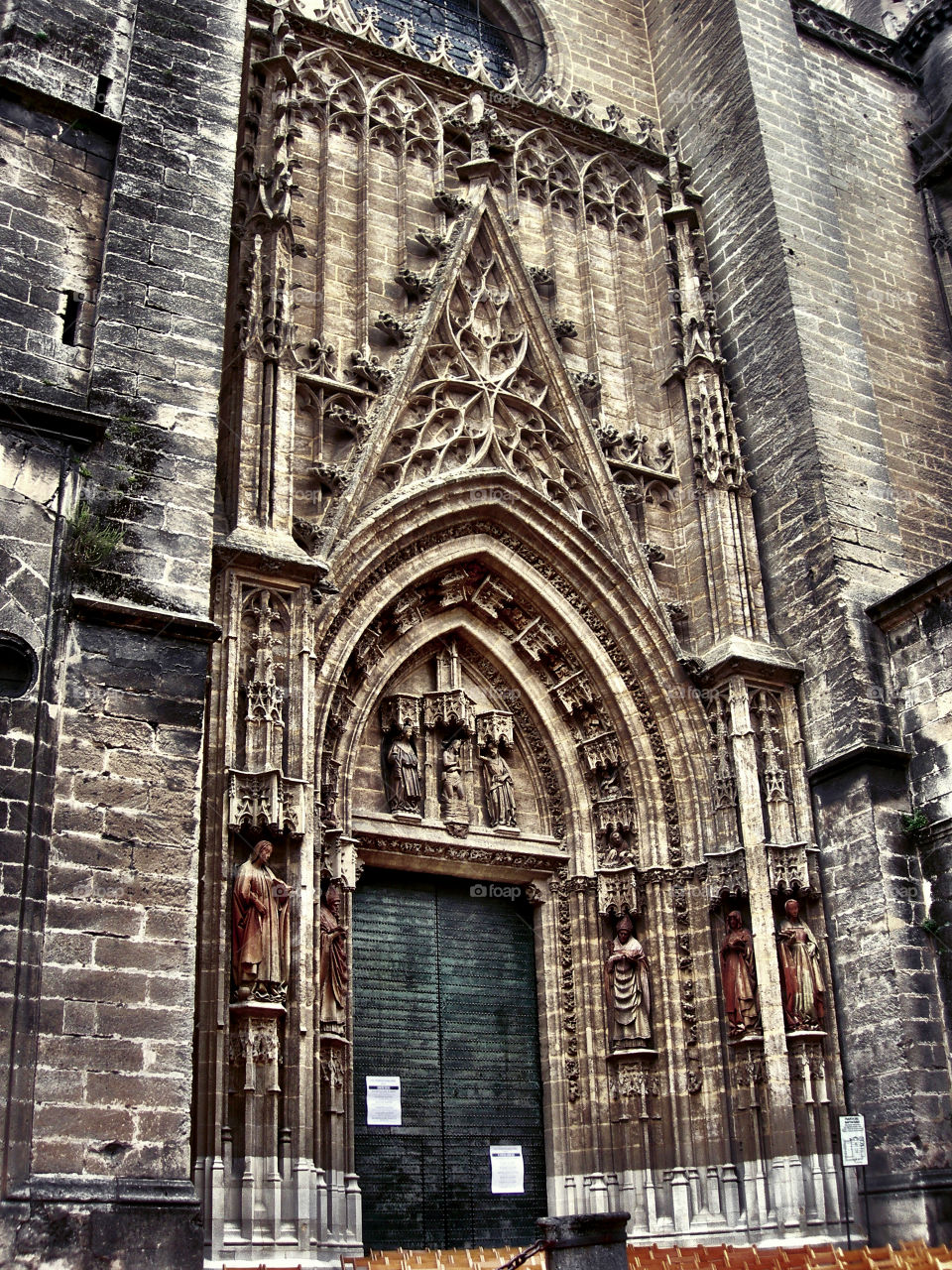 Puerta del Bautismo, Catedral de Sevilla. Puerta del Bautismo, Catedral de Sevilla (Sevilla - Spain)