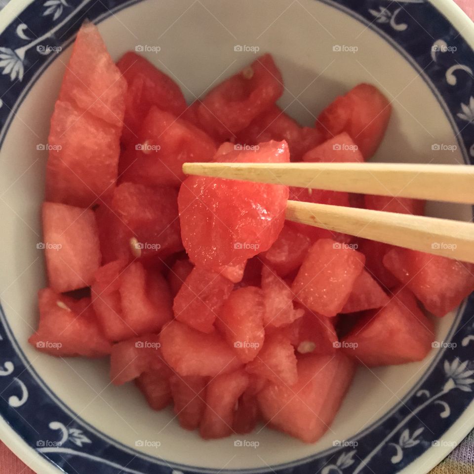 Watermelon & Chopsticks