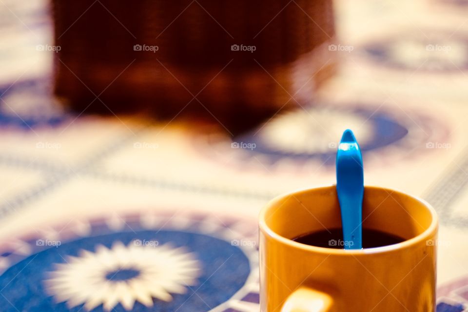 A cup of coffee 