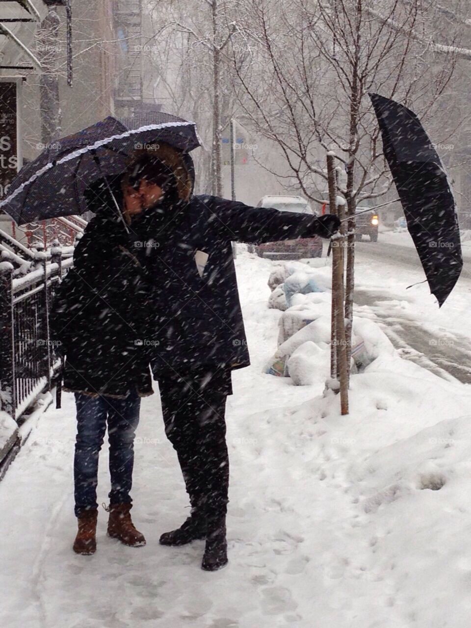 Love and snow in New York 