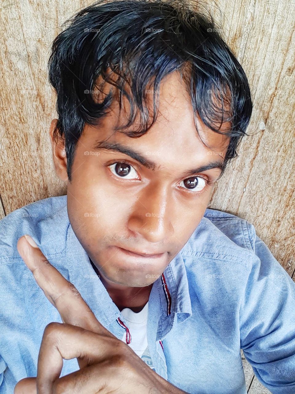 A selfie I took with my phone