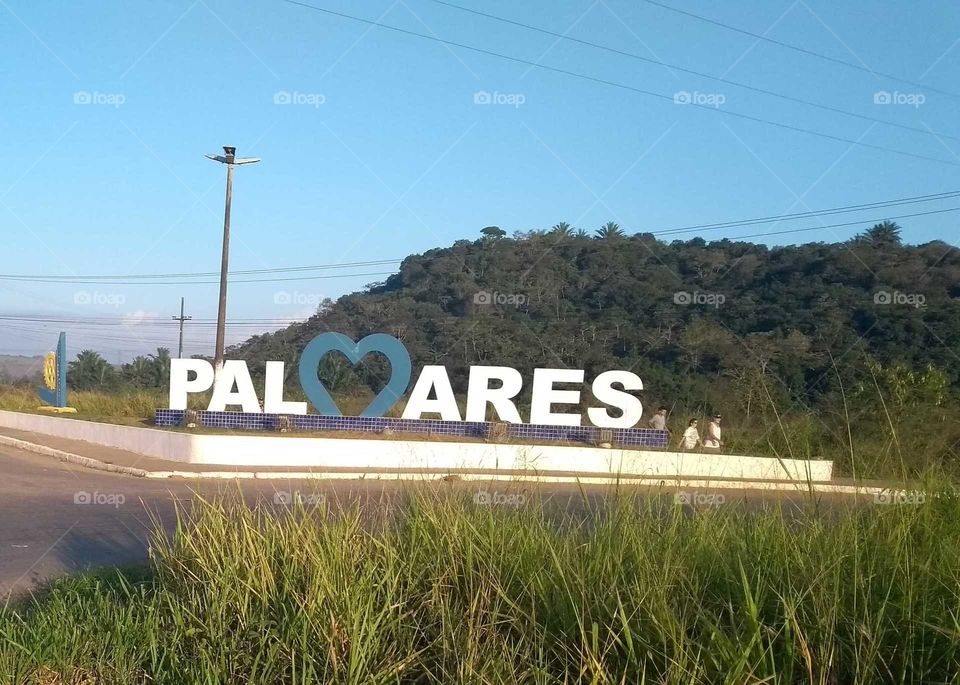 Entrada para cidade de Palmares