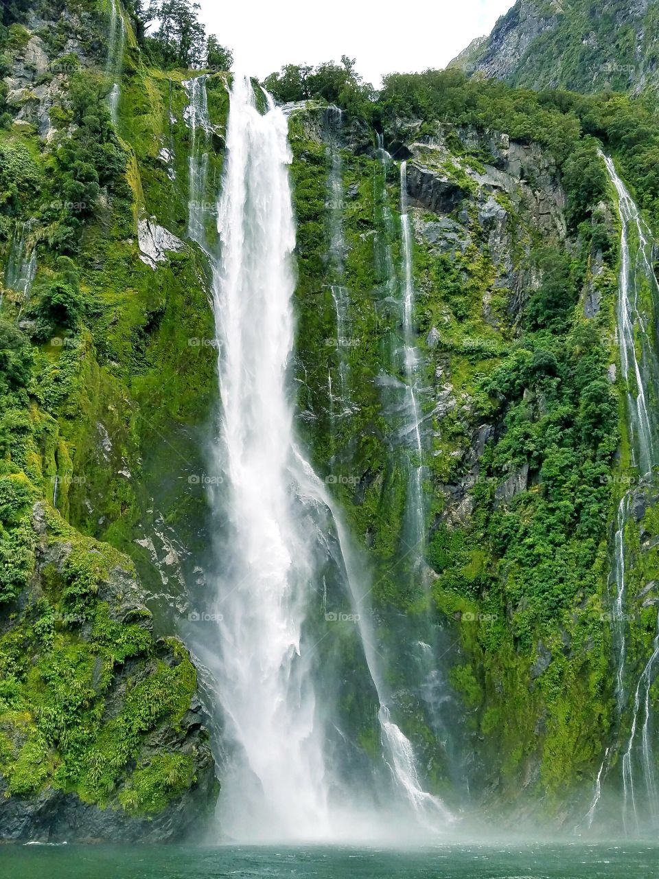 Waterfall in forest