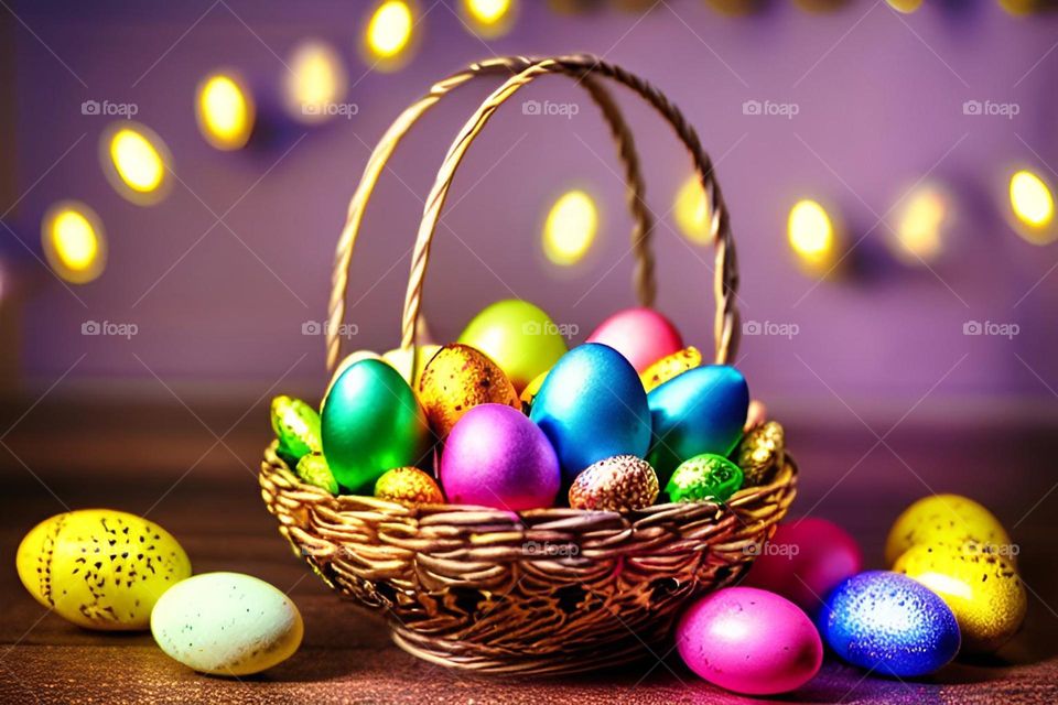 Easter, Easter feast, Easter eggs, colored eggs, Spring, Egg