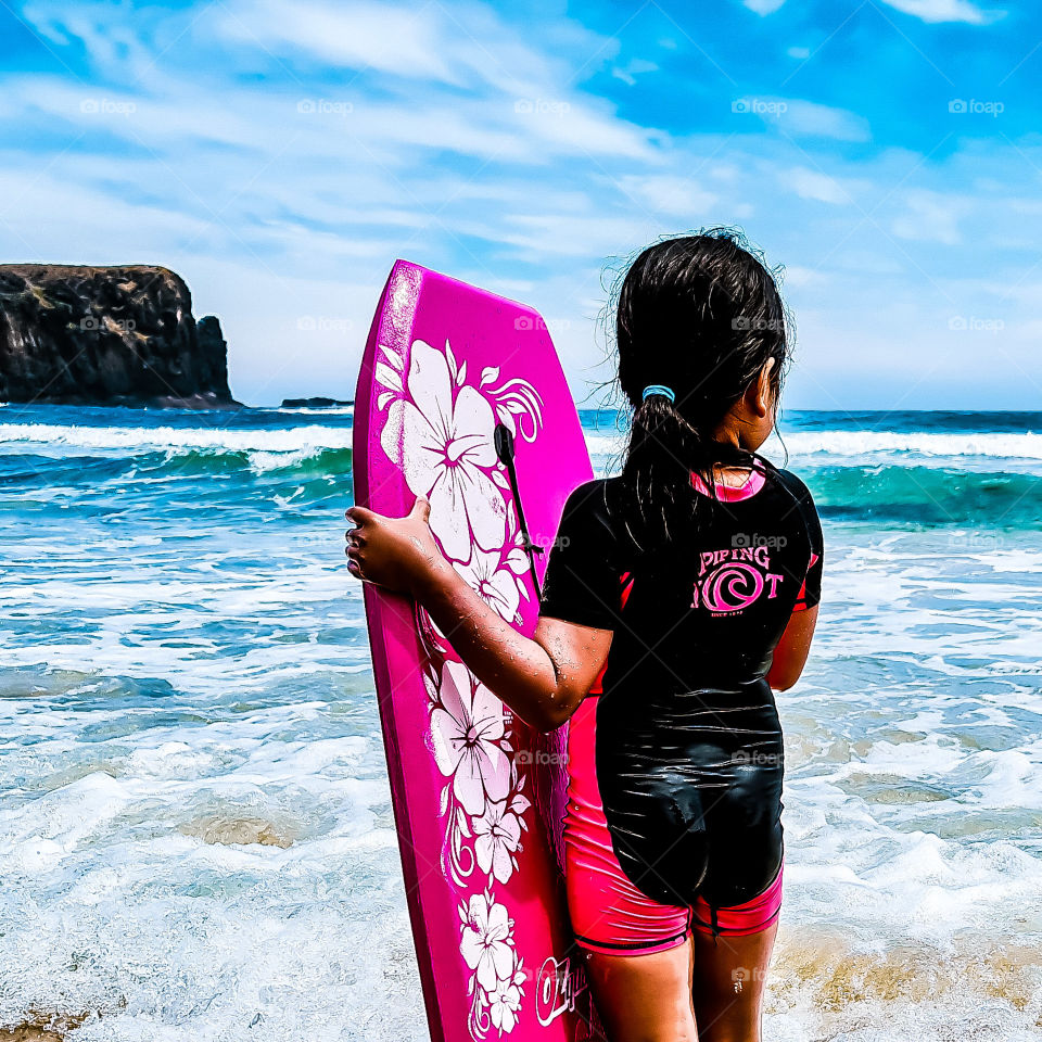 Summer time fun at the beach