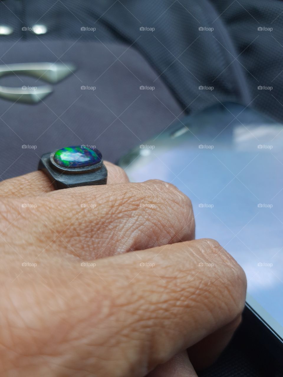 opal with traditional ring