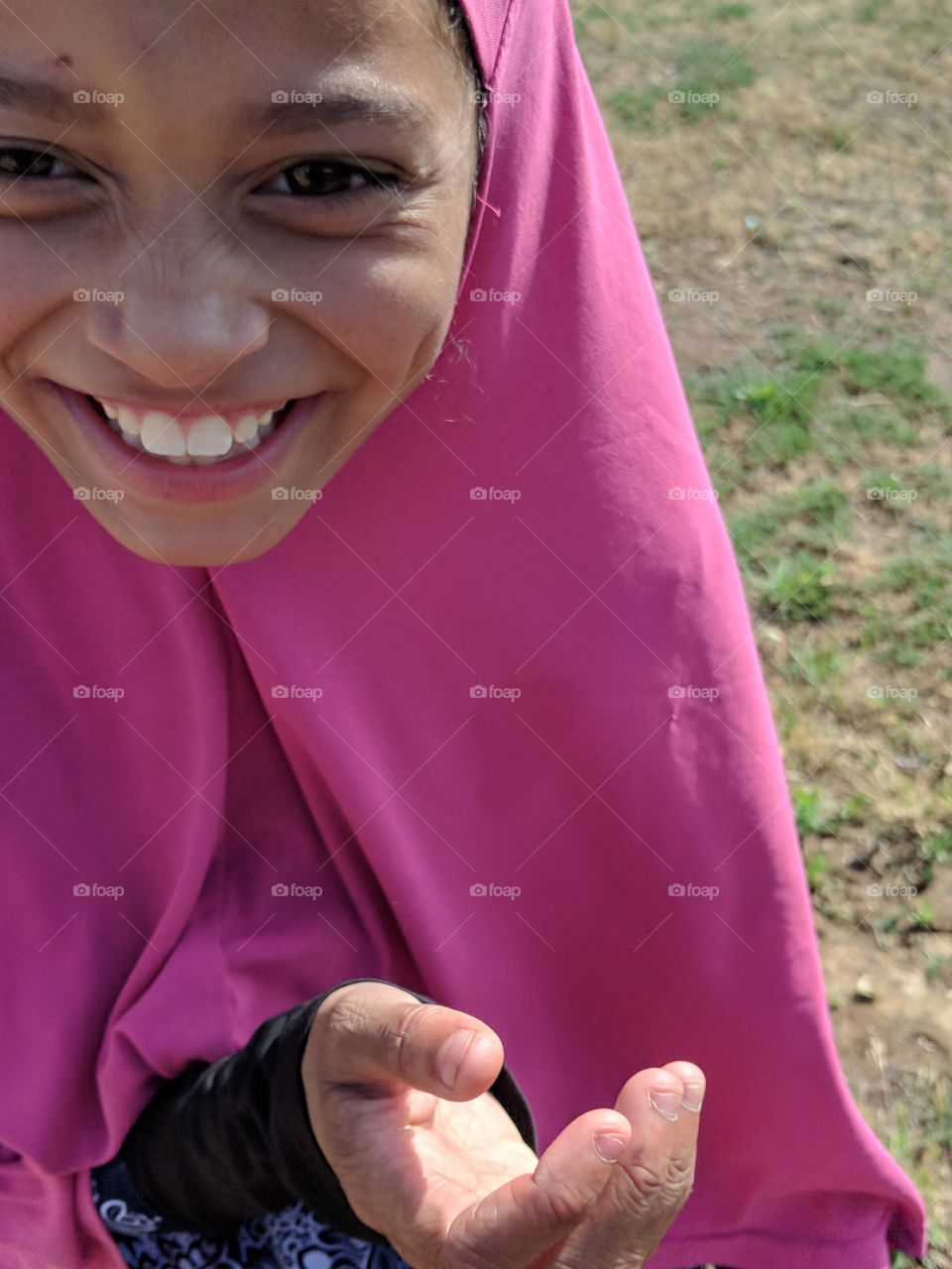 Give us a huge smile