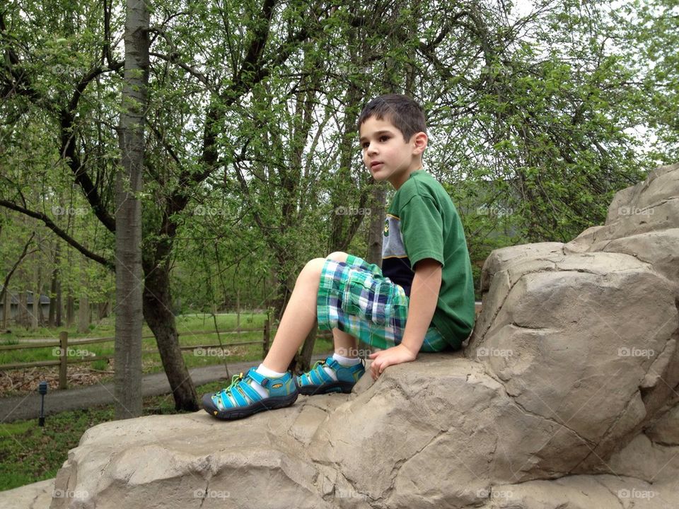 Ethan on Rock