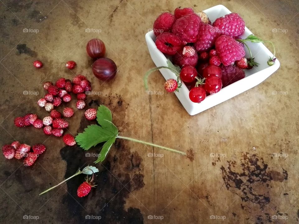 Assortment of berry