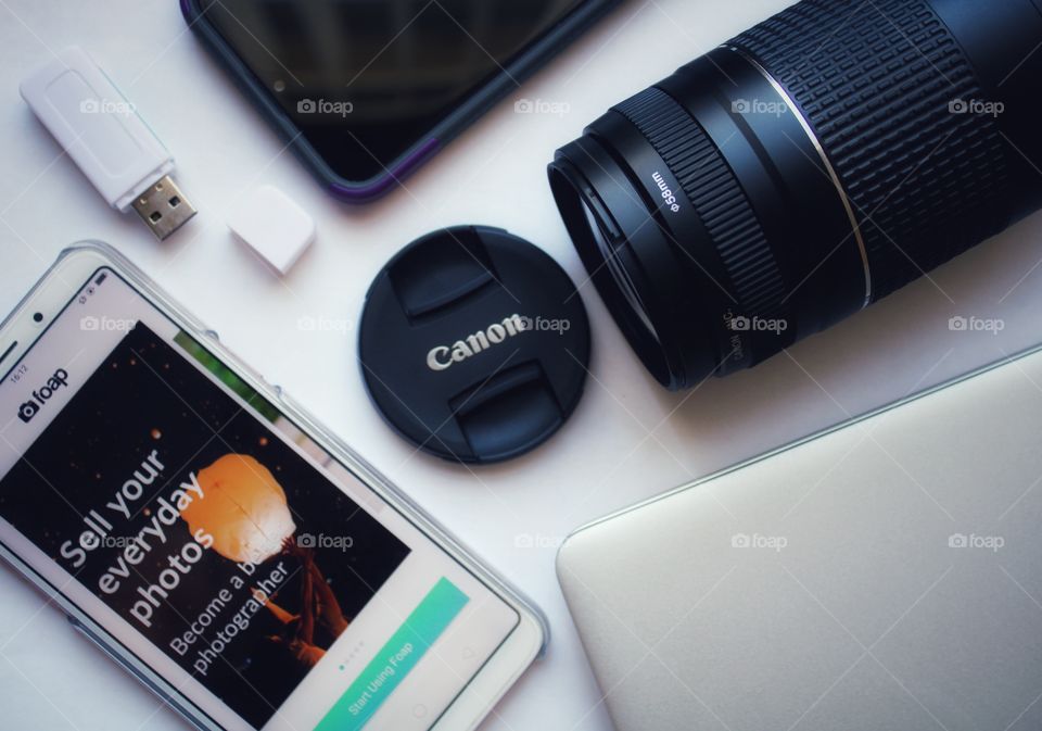 take photo and submit to foap