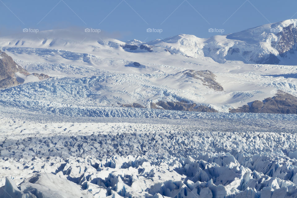 Perito Moreno Glacier near El Calafate in Argentina.