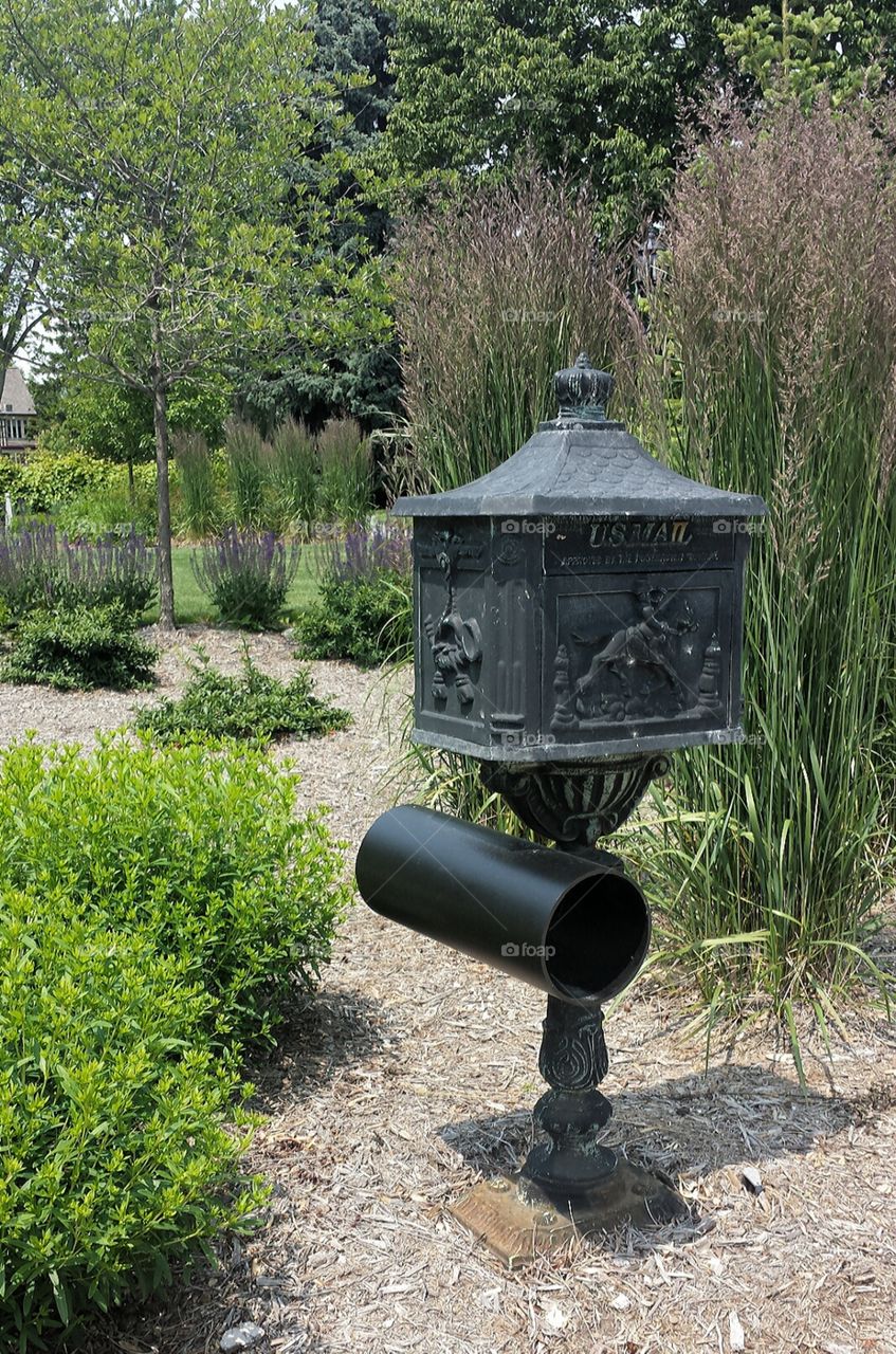 Objects. Wrought Iron Mail Box