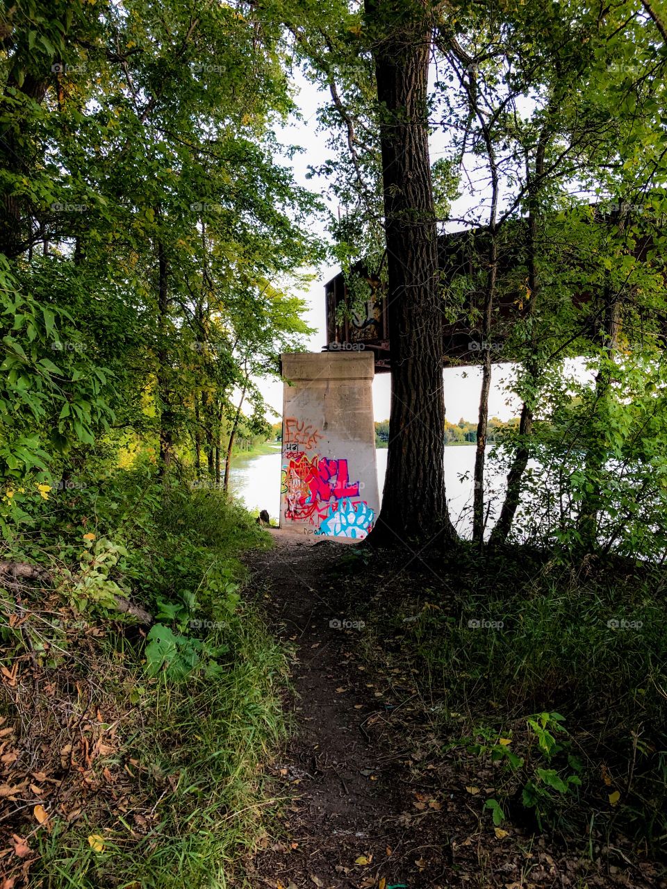 Graffiti at the end of the trail 