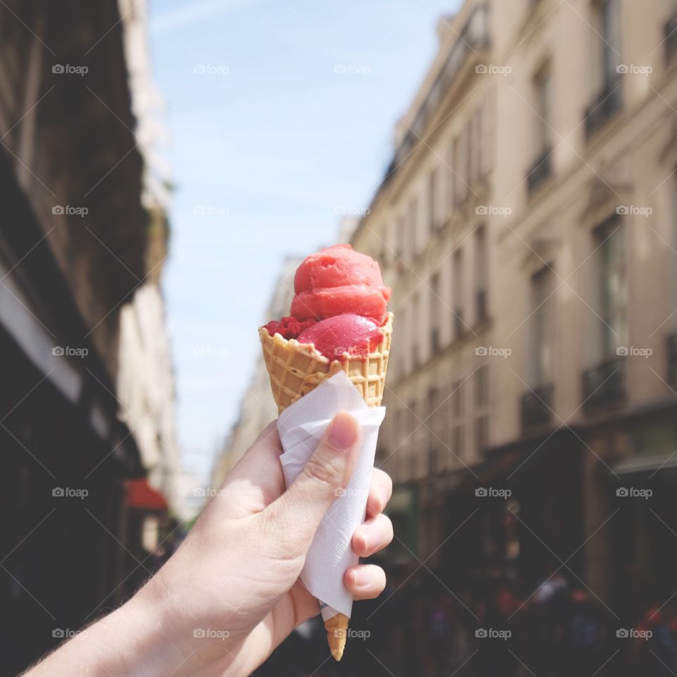 Ice cream in Paris