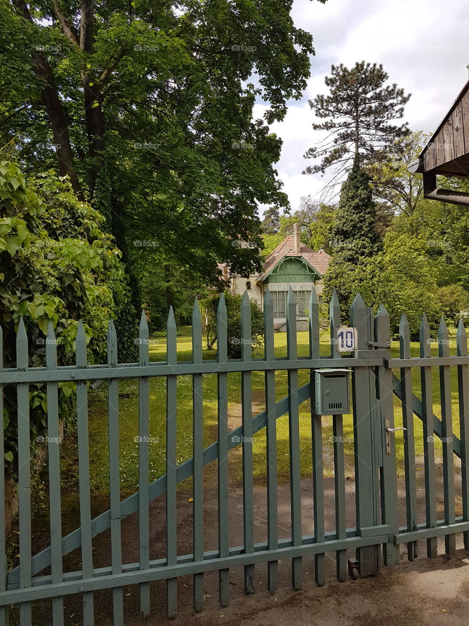 wooden fence